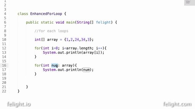 [Java Basics] Enhanced for loop or for each loop in Java смотреть онлайн