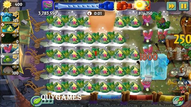 Plants vs Zombies 2 Arena Ice Bloom Tournament BEST COMBO WIN 100% смотреть онлайн