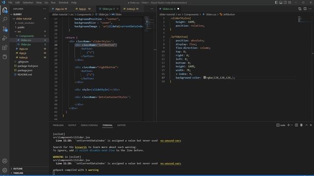 React JS Tutorial - Build a Slider Component смотреть онлайн