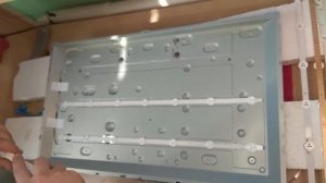 Сломался LG 32LA620V звук есть изображения нет. Сгорела подсветка матрицы, разборка и ремонт.