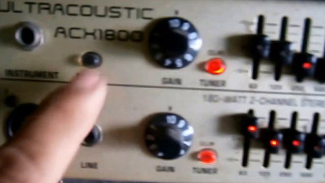 CAIXA AMPLIFICADA BEHRINGER MOD ACX 1800 [ PARTE1 ] смотреть онлайн