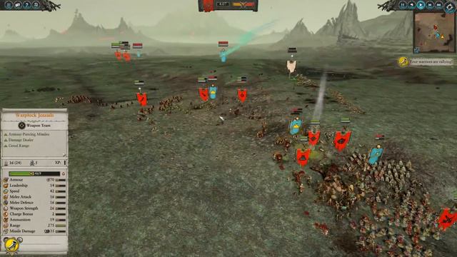 RATS FLEEING 3 CASKETS | Skaven vs Tomb Kings - Total War Warhammer 2 смотреть онлайн