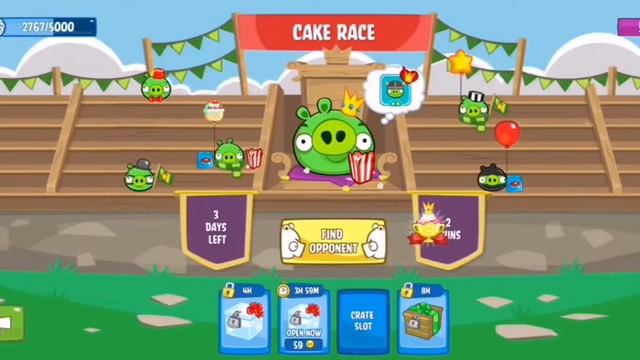 Bad Piggies Cake race Gameplay #606 смотреть онлайн