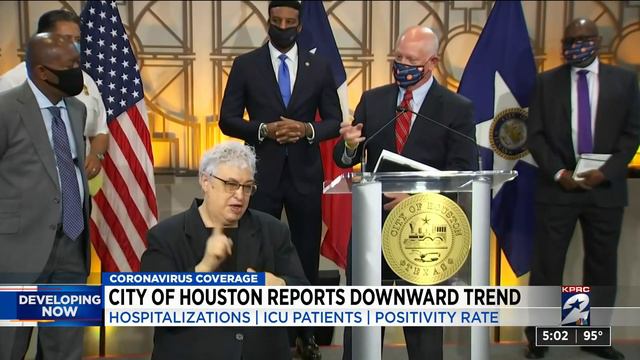 City of Houston reports downward coronavirus trends смотреть онлайн