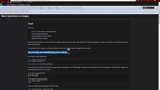 OpenCV-Python Tutorial - Acerca de pixeles, RGB y propiedades de imágenes смотреть онлайн