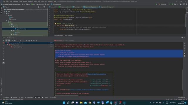 Using Cucumber with Spring in Java testing frameworks смотреть онлайн