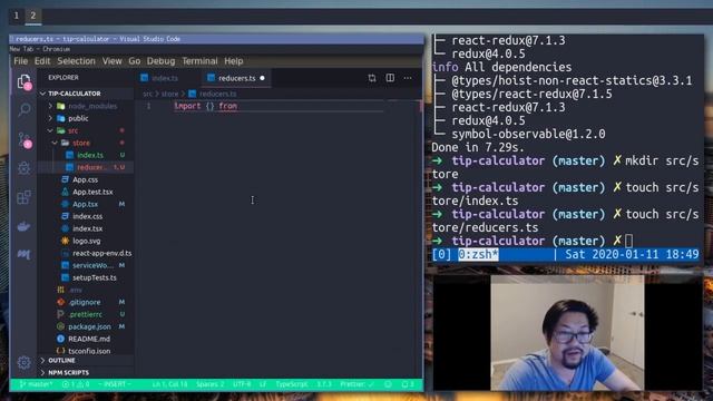 Redux Tip Calculator [1] Create Store смотреть онлайн