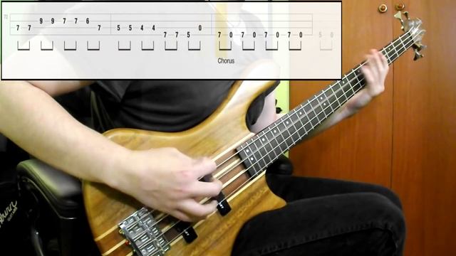 Greenday - Longview (Bass Cover) (Play Along Tabs In Video)