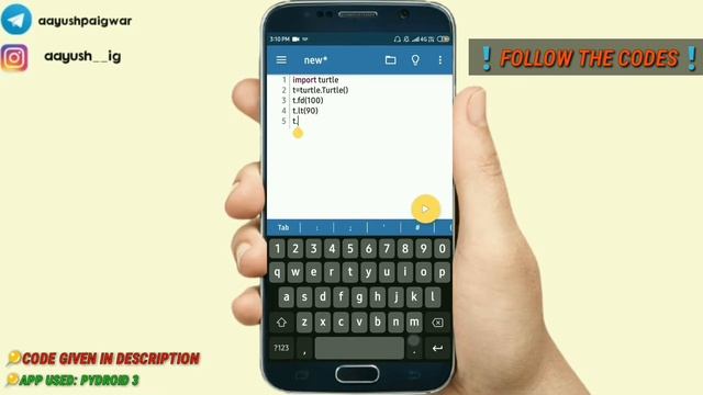 How to Import turtle in Pydroid | Python 3 tutorial | Python on Android | pydroid turtle ?| #pydroi смотреть онлайн