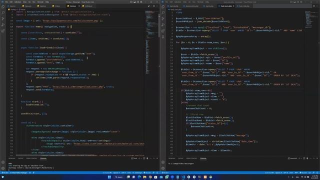 React Native Chat Application Home page | Java Institute | Hirusha Ashen Liyanage смотреть онлайн