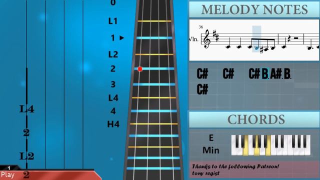 How to play Rasputin by Boney M on Violin (Tutorial) смотреть онлайн