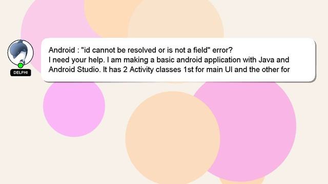 Android : "id cannot be resolved or is not a field" error? смотреть онлайн