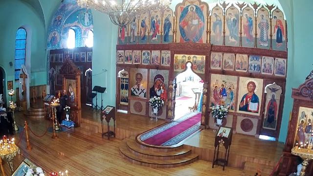 Прямая трансляция 14.10.22 в 8:00 ч. Покров Пресвятой Богородицы смотреть онлайн