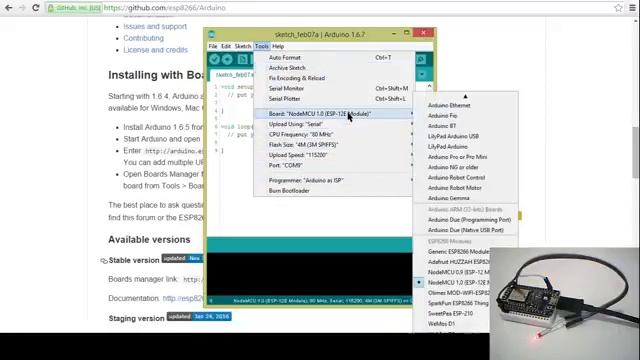 How to program ESP8266 ESP-12E NodeMCU using Arduino IDE - getting started with LED blink смотреть онлайн