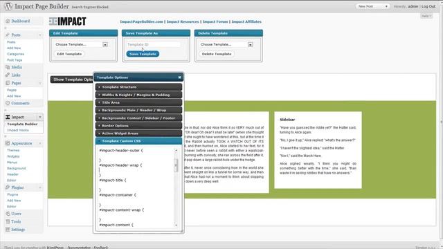 Impact The Ultimate Wordpress Page Template Builder смотреть онлайн
