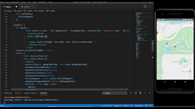 Custom Marker in React Native | Uber like Marker | React Native Maps tutorial (part-4)| React-Nativ смотреть онлайн