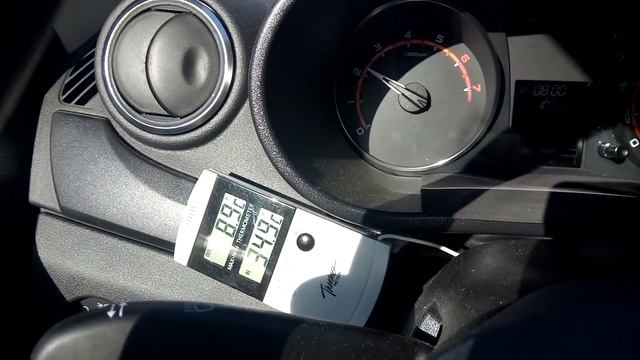 LADA GRANTA FL Замер температуры воздуха от кондиционера смотреть онлайн