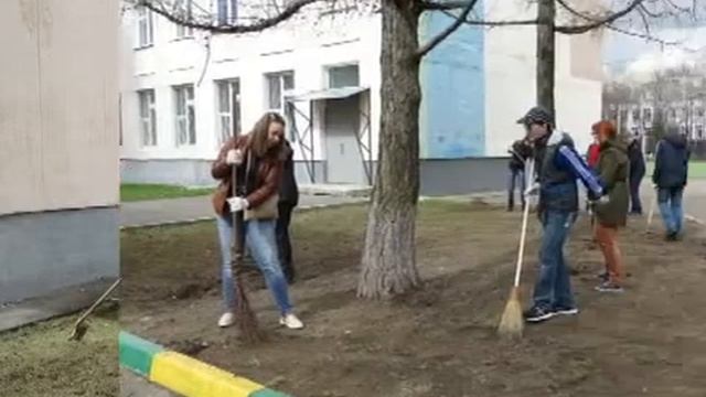 Субботник в здании 3 Гимназии 1636 "НИКА" смотреть онлайн