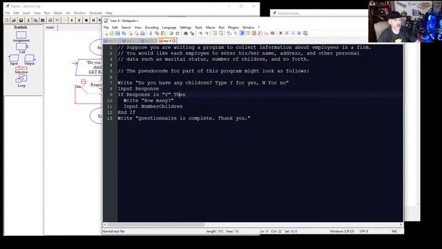 Raptor - True / False Statement = Raptor Flowchart-based Programming Videos Series смотреть онлайн