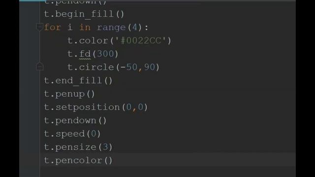 Orange mosaic design using turtle Python смотреть онлайн