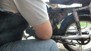 Китайский мопед Альфа Замена воздушного фильтра