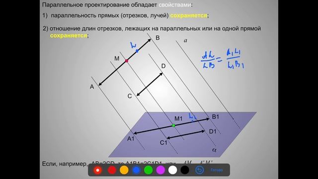 тема 8 3 Параллельное проектирование и его свойства смотреть онлайн