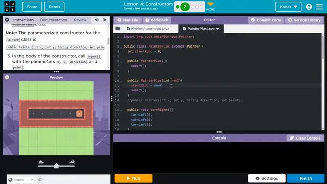 Code.org Lesson 4.2 C Constructors | Tutorial with Answers | Computer Science A (CSA) Unit 2 смотреть онлайн