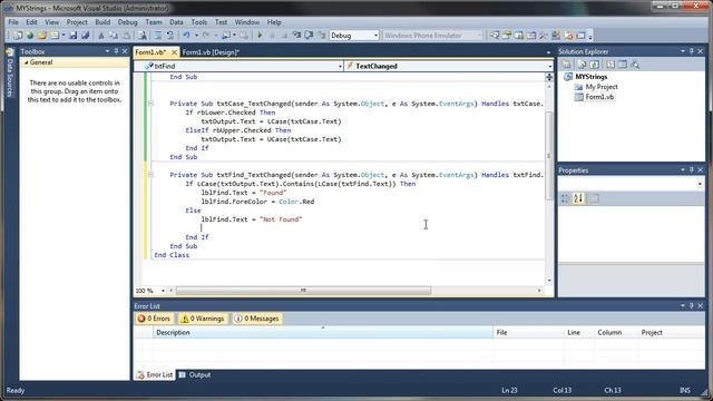 VB.NET Tutorial For Beginners - Strings & Basic String Manipulation (Visual Basic .NET) смотреть онлайн