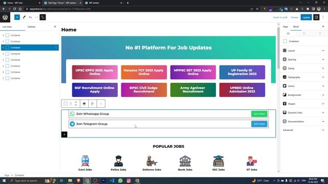 How to Create Sarkari Job Website in WordPress Using GeneratePress Theme смотреть онлайн