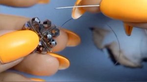 КОЛЬЦО ИЗ БИКОНУСОВ ♡ Бисероплетение ♡ Авторские украшения