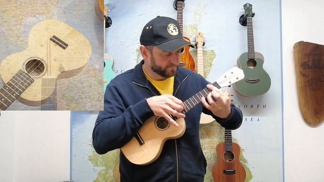 LoPrinzi Model A Short Scale Tenor Ukulele Demo смотреть онлайн