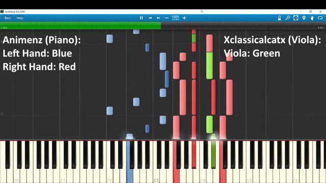 Brave Song (full) - Angel Beats ED [Piano/Viola] (Animenz & xclassicalcatx Synthesia) смотреть онлайн