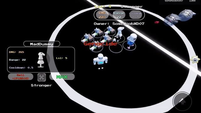 Undertale Tower Defense - Beating The End (SOLO) смотреть онлайн