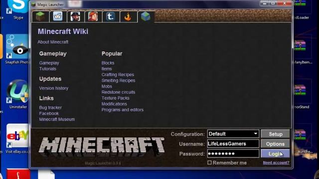 Minecraft Magic Launcher смотреть онлайн