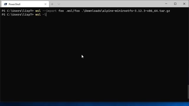 wslにalpine linuxをimportする方法を紹介します смотреть онлайн