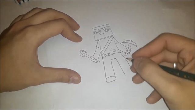 Как нарисовать Стива из Майнкрафта? Minecraft Лёгкие рисунки для срисовки смотреть онлайн