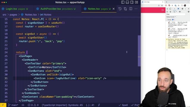 Getting Started with Appwrite Using Ionic React смотреть онлайн