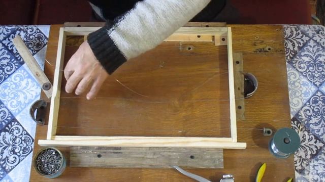 натяжка проволоки на рамку смотреть онлайн