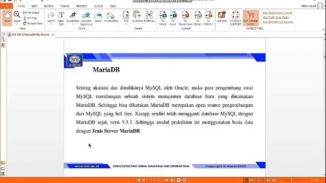 Aplikasi Basis Data (Pengertian MySQL & MariaDB) смотреть онлайн