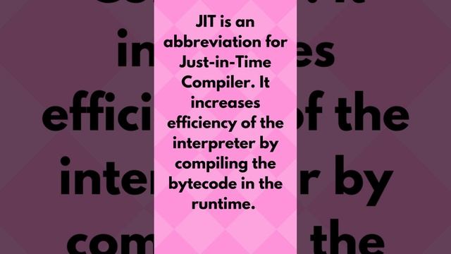 What is JIT in java смотреть онлайн