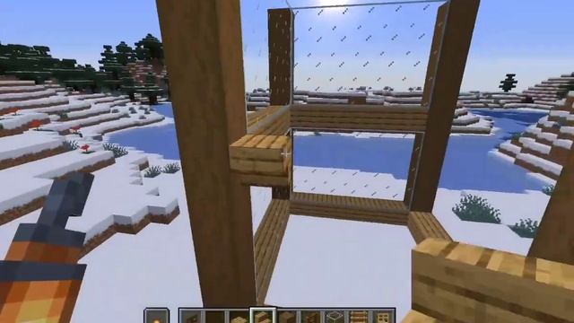 Как построить еловый дом в Майнкрафт. смотреть онлайн