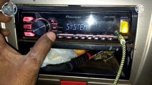 pioneer music system aux pin not working