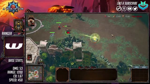 A Year of Rain Hero Spotlight | Better then Warcraft 3 Reforged? New Upcoming Co-Op PC Strategy Gam смотреть онлайн