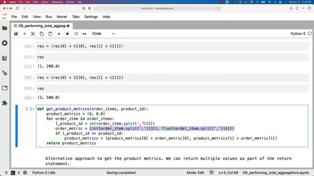 Programming Essentials Python - Manipulating Collections - Performing Total Aggregations смотреть онлайн