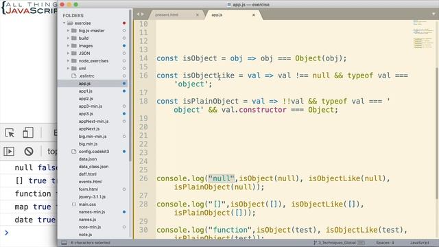 JavaScript Comparisons: Checking for Objects смотреть онлайн
