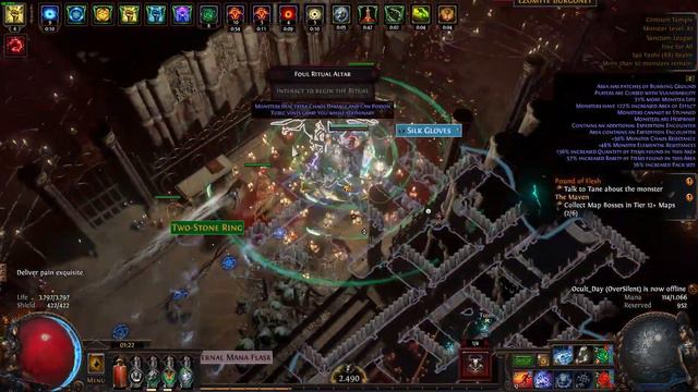 Occultis - Explosion Cold Blade Vortex build / Expedition + Ritual map смотреть онлайн