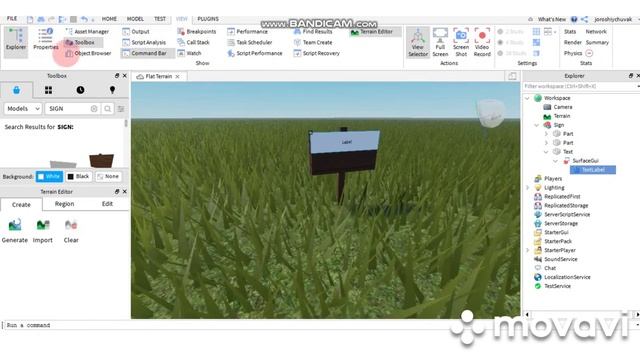 КАК СДЕЛАТЬ ТЕКСТ НА ТАБЛИЧКЕ В ROBLOX STUDIO смотреть онлайн
