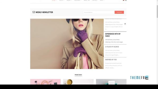 Roosevelt - Responsive WordPress Blog Theme | Free Template U смотреть онлайн