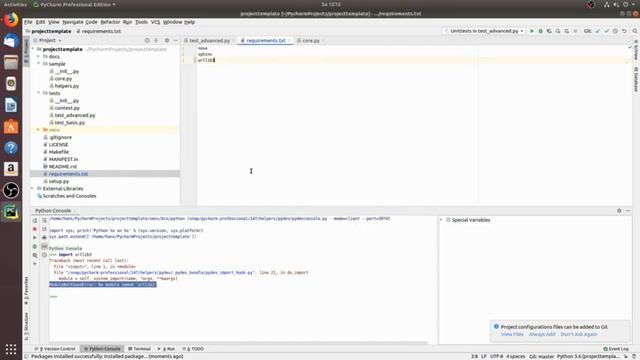 Dependency toevoegen aan requirements.txt смотреть онлайн