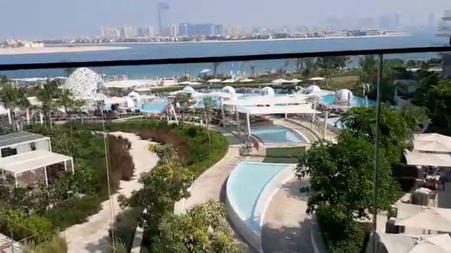 W DUBAI THE PALM HOTEL. (Дубай, Палм Джумейра) Обзор номера и территории. смотреть онлайн